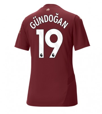 Manchester City Ilkay Gundogan #19 Tercera Equipación Mujer 2024-25 Manga Corta